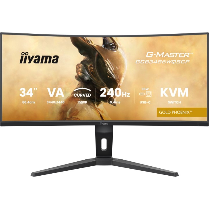 iiyama G-MASTER GCB3486WQSCP-B1 Monitor per computer 86.4 cm (34 ) 3440 x 1440 pixel UltraWide Quad HD nero