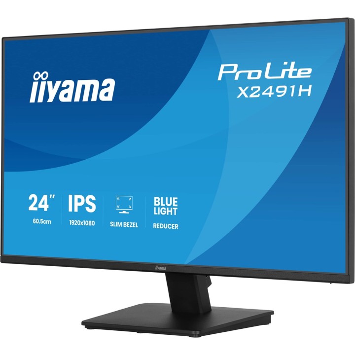 iiyama ProLite X2491H-B1 monitor per computer 60.5 cm (23.8 ) 1920 x 1080 pixel Full HD LCD nero
