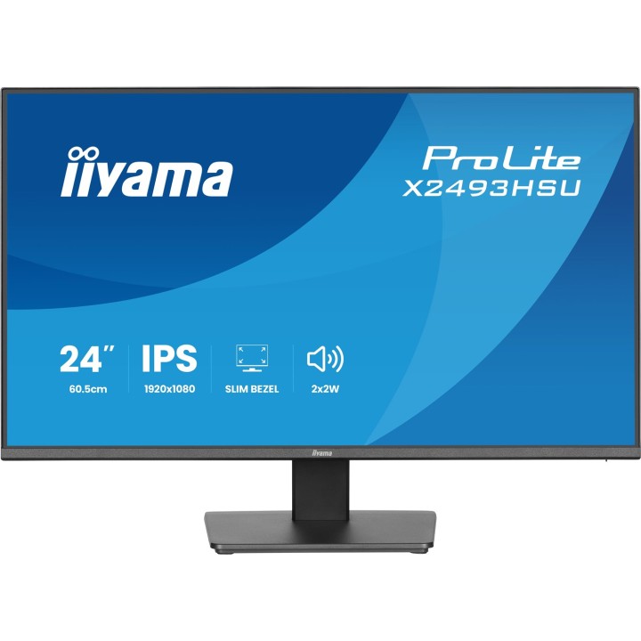 iiyama ProLite X2493HSU-B1 monitor per computer 60.5 cm (23.8 ) 1920 x 1080 pixel Full HD LED nero