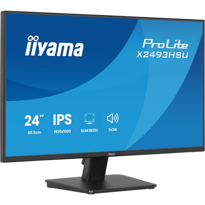 iiyama ProLite X2493HSU-B1 monitor per computer 60.5 cm (23.8 ) 1920 x 1080 pixel Full HD LED nero