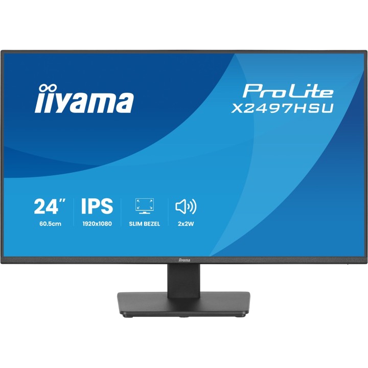iiyama ProLite X2497HSU-B1 monitor per computer 60.5 cm (23.8 ) 1920 x 1080 pixel Full HD LED nero