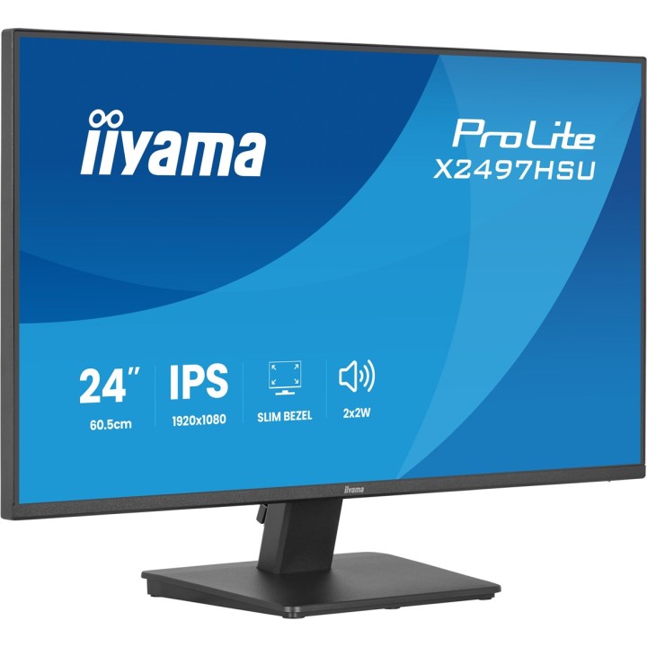 iiyama ProLite X2497HSU-B1 monitor per computer 60.5 cm (23.8 ) 1920 x 1080 pixel Full HD LED nero