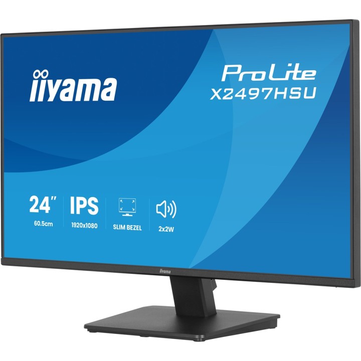 iiyama ProLite X2497HSU-B1 monitor per computer 60.5 cm (23.8 ) 1920 x 1080 pixel Full HD LED nero