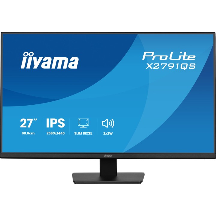 iiyama ProLite X2791QS-B1 monitor per computer 68.6 cm (27 ) 2560 x 1440 pixel Quad HD LED nero