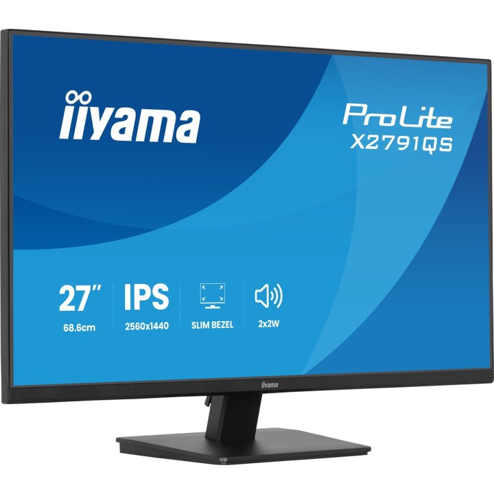 iiyama ProLite X2791QS-B1 monitor per computer 68.6 cm (27 ) 2560 x 1440 pixel Quad HD LED nero