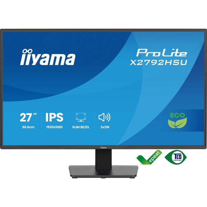 iiyama ProLite X2792HSU-B1 monitor per computer 68.6 cm (27 ) 1920 x 1080 pixel Full HD LED nero