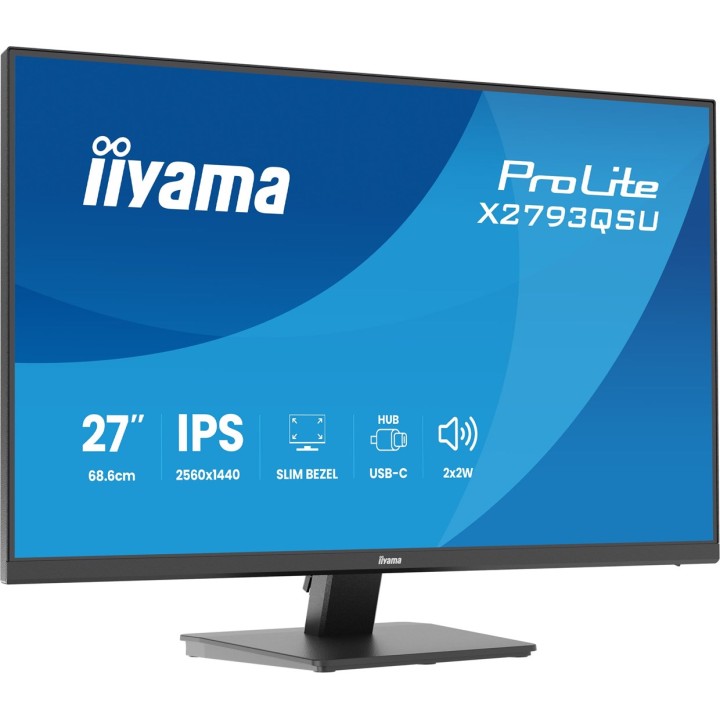iiyama ProLite X2793QSU-B1 monitor per computer 68.6 cm (27 ) 2560 x 1440 pixel Quad HD LED nero