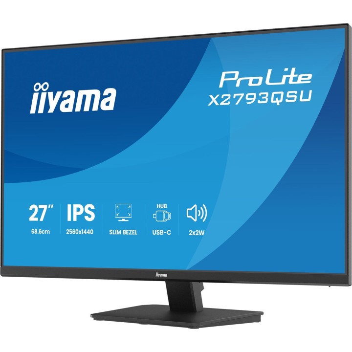 iiyama ProLite X2793QSU-B1 monitor per computer 68.6 cm (27 ) 2560 x 1440 pixel Quad HD LED nero