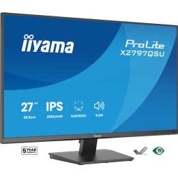 iiyama ProLite X2797QSU-B1 monitor per computer 68.6 cm (27 ) 2560 x 1440 pixel Quad HD LED nero