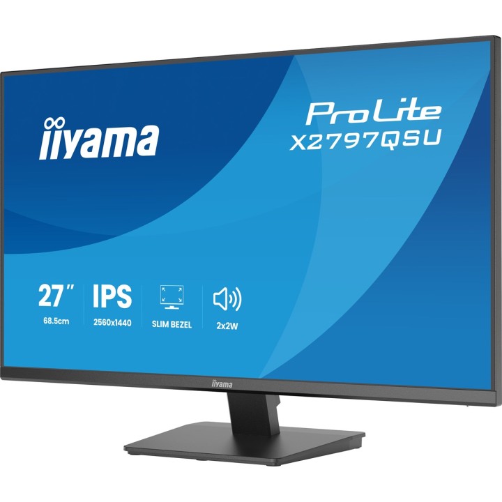 iiyama ProLite X2797QSU-B1 monitor per computer 68.6 cm (27 ) 2560 x 1440 pixel Quad HD LED nero