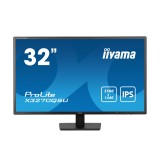 iiyama ProLite X3270QSU-B1 Monitor per computer 80 cm (31.5 ) 2560 x 1440 pixel Wide Quad HD LED nero