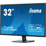 iiyama ProLite X3270QSU-B1 Monitor per computer 80 cm (31.5 ) 2560 x 1440 pixel Wide Quad HD LED nero
