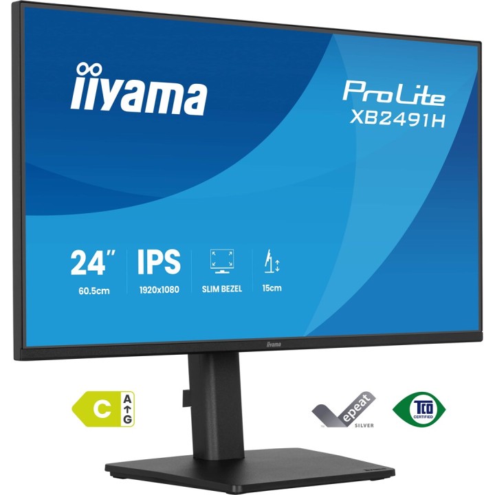 iiyama ProLite XB2491H-B1 monitor per computer 60.5 cm (23.8 ) 1920 x 1080 pixel Full HD LCD nero