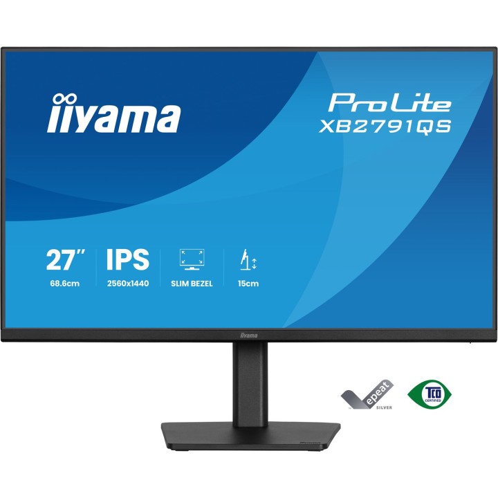 iiyama ProLite XB2791QS-B1 monitor per computer 68.6 cm (27 ) 2560 x 1440 pixel Quad HD LED nero