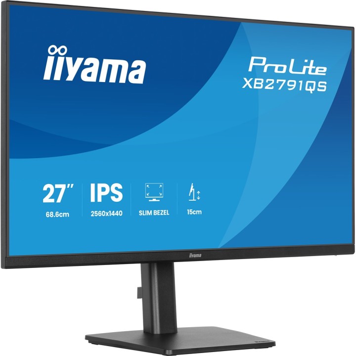iiyama ProLite XB2791QS-B1 monitor per computer 68.6 cm (27 ) 2560 x 1440 pixel Quad HD LED nero