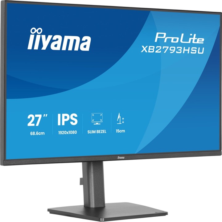 iiyama ProLite XB2793HSU-B1 monitor per computer 68.6 cm (27 ) 1920 x 1080 pixel Full HD LED nero