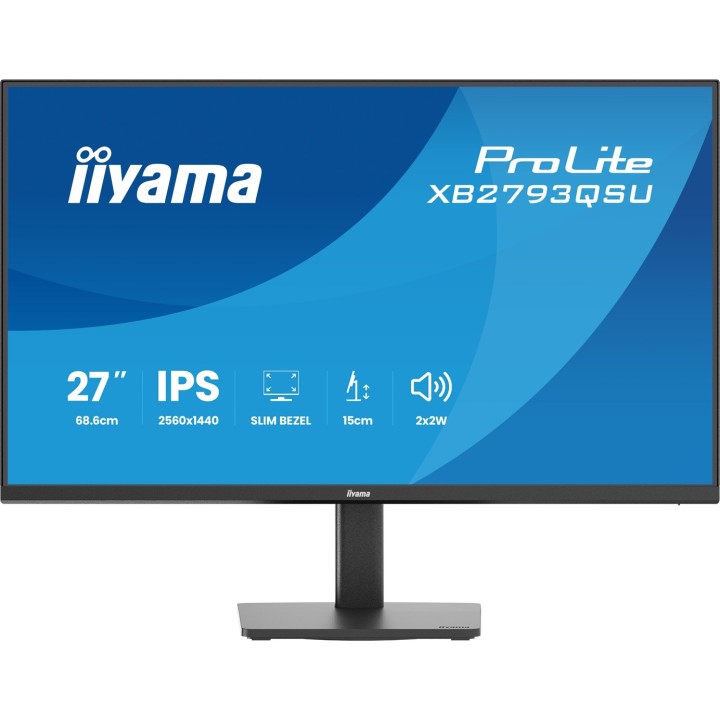 iiyama ProLite XB2793QSU-B1 monitor per computer 68.6 cm (27 ) 2560 x 1440 pixel Quad HD LED nero