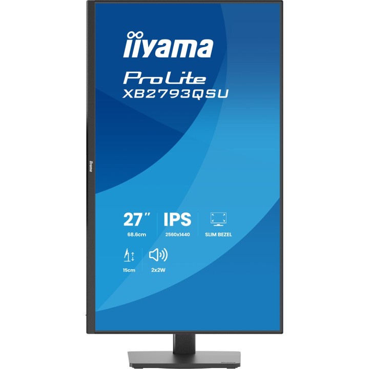 iiyama ProLite XB2793QSU-B1 monitor per computer 68.6 cm (27 ) 2560 x 1440 pixel Quad HD LED nero
