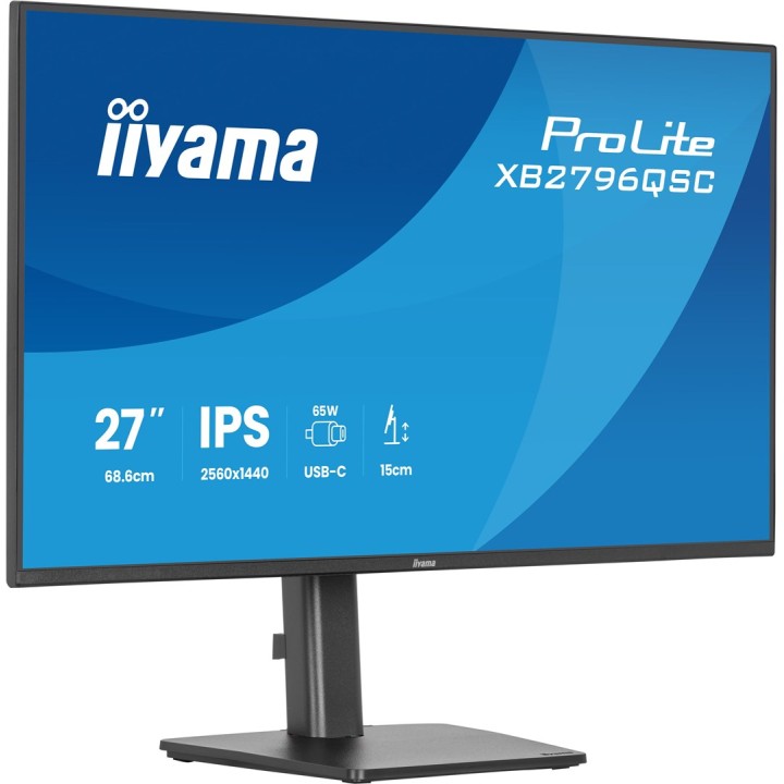 iiyama ProLite XB2796QSC-B1 monitor per computer 68.6 cm (27 ) 2560 x 1440 pixel Quad HD LED nero