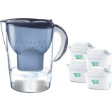 Brita Marella XL brocca + 4 cartucce Maxtra blu