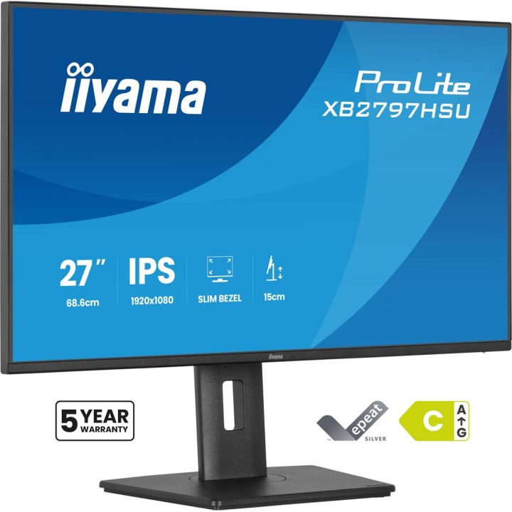 iiyama ProLite XB2797HSU-B1 monitor per computer 68.6 cm (27 ) 1920 x 1080 pixel Full HD LED nero