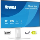 iiyama ProLite XB2797HSU-W1 monitor per computer 68.6 cm (27 ) 1920 x 1080 pixel Full HD LED bianco