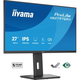 iiyama ProLite XB2797QSU-B1 monitor per computer 68.6 cm (27 ) 2560 x 1440 pixel Quad HD LED nero