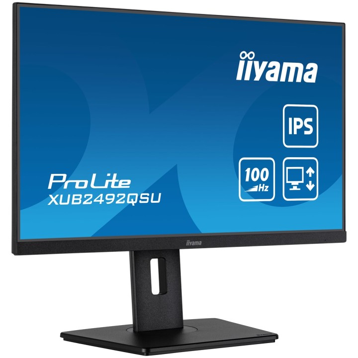 iiyama ProLite XUB2492QSU-B1 Monitor per computer 60.5 cm (23.8 ) 2560 x 1440 pixel Quad HD LED nero