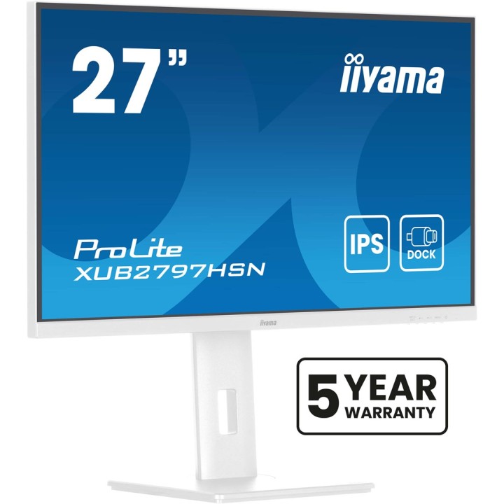 iiyama ProLite XUB2797HSN-W2 Monitor per computer 68.6 cm (27 ) 1920 x 1080 pixel Full HD LED bianco