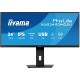iiyama ProLite XUB3493WQSU-B6 monitor per computer 86.4 cm (34 ) 3440 x 1440 pixel UltraWide Quad HD LED nero