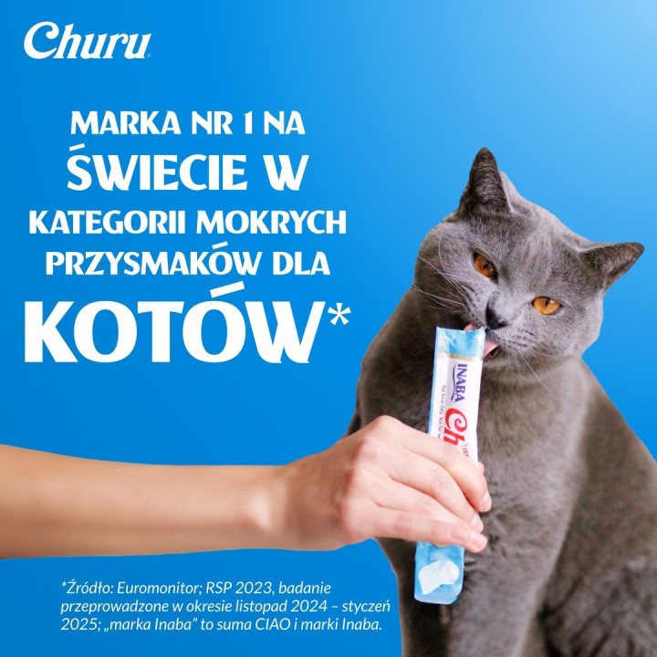 INABA Churu Mix Pollo e Tonno - snack per gatti - 80x14g