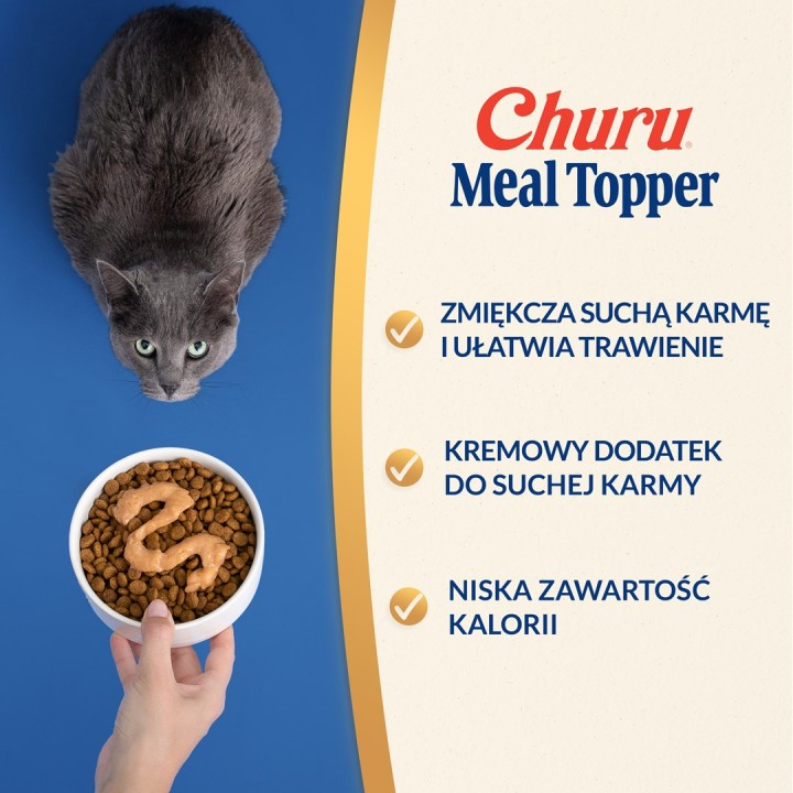 INABA Churu Meal Topper Tonno con capasanta - snack per gatti - 4 x 14g