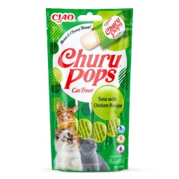 INABA Churu Pops Tonno con pollo - snack per gatti - 4x15 g
