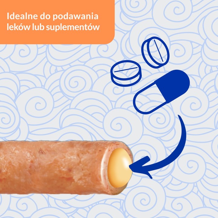 INABA Churu Rolls Involti ricetta pollo Ricetta tonno - snack per gatti - 4x10 g