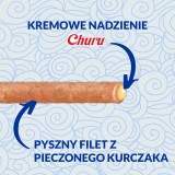 INABA Churu Rolls Involti ricetta pollo Ricetta tonno con capasanta - snack per gatti - 4x10 g
