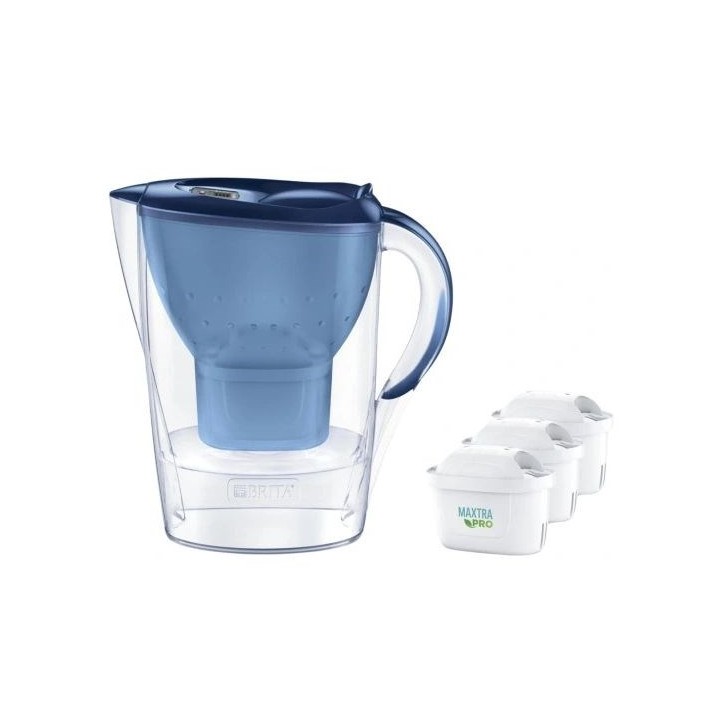 Brita Marella+3 Maxtra Pro PP brocca filtro (2.4 l, blu)