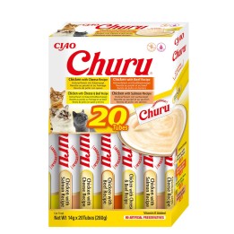 INABA Churu Variety box Pollo e Manzo - snack per gatti - 20 x 14g
