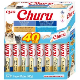 INABA Churu Variety box Tonno - snack per gatti - 40 x 14g