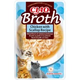 INABA Ciao Brodo Pollo & Capasanta - snack per gatti - 40g