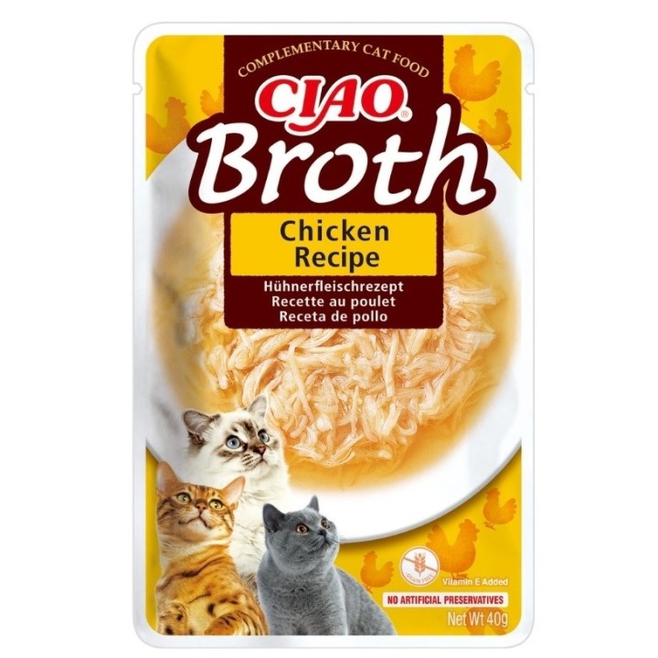 INABA Ciao Brodo Pollo - snack per gatti - 40g