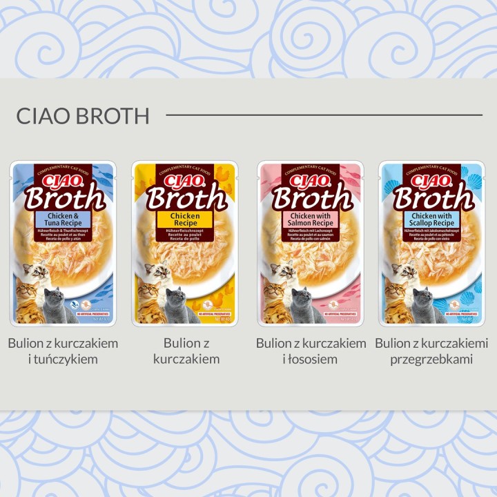 INABA Ciao Brodo Pollo - snack per gatti - 40g