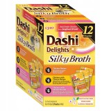INABA Dashi Delights Brodo Setoso Mix Pollo e Salmone - cibo umido per gatti - 12x40g