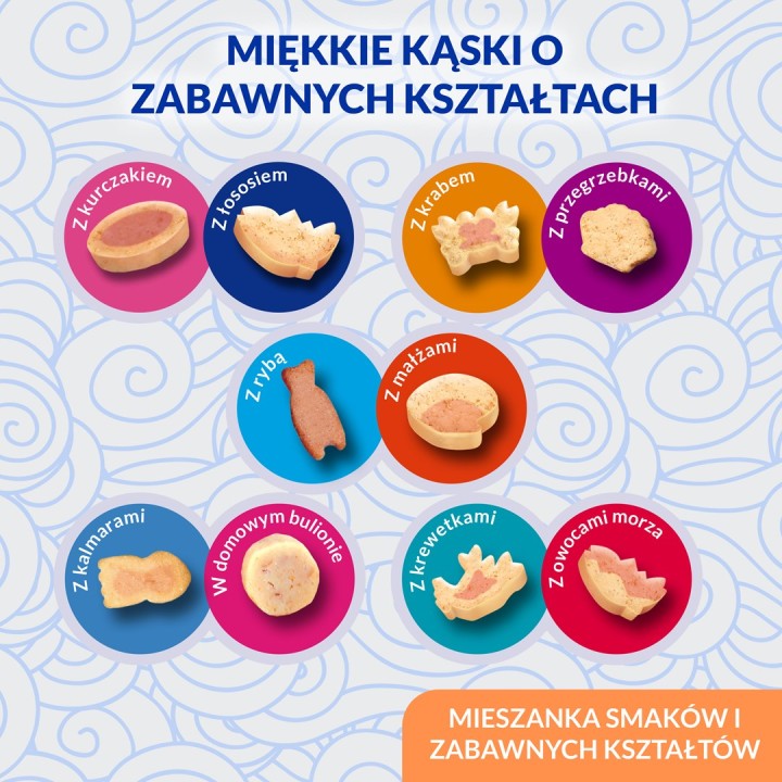 INABA Juicy Bites Granchio e capasanta - snack per gatti - 3x11 3 g