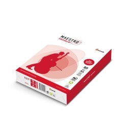 Carta fotocopiatrice ufficio Maestro Standard Plus classe B 94918A80 (A4, 80g/m2, 500 fogli, carta bianca opaca)
