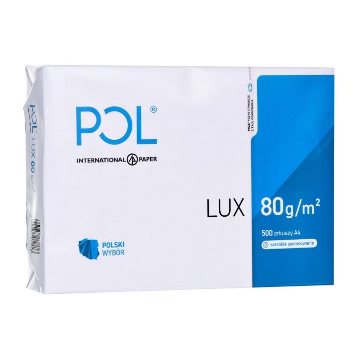 Carta fotocopiatrice ufficio POLLUX (A4, 80g/m2, 500 fogli, bianca opaca)