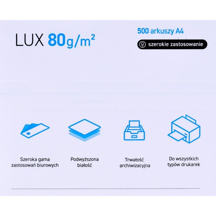 Carta fotocopiatrice ufficio POLLUX (A4, 80g/m2, 500 fogli, bianca opaca)