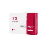 Carta fotocopiatrice ufficio POLSPEED (A4, 80g/m2, 500 fogli, carta bianca, opaca)