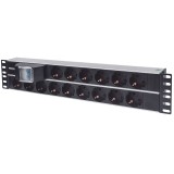 Intellinet 19 2U Rackmount 15-Output Unità di distribuzione dell'alimentazione (PDU) EU CEE 7/3 prese con interruttore aria dopp
