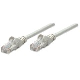 Intellinet Cavo patch di rete Cat5e 3m grigio CCA U/UTP PVC RJ45 contatti placcati oro senza grovigli protetto garanzia a vita