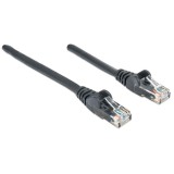 Intellinet Cavo patch di rete Cat6 3m nero CCA U/UTP PVC RJ45 contatti placcati oro senza grovigli protetto garanzia a vita